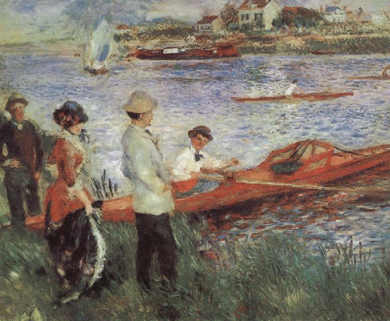 Pierre-Auguste Renoir Oarsmen at Charou